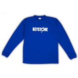 KEYSTONE ロゴ ドライシルキータッチロングスリーブTシャツ