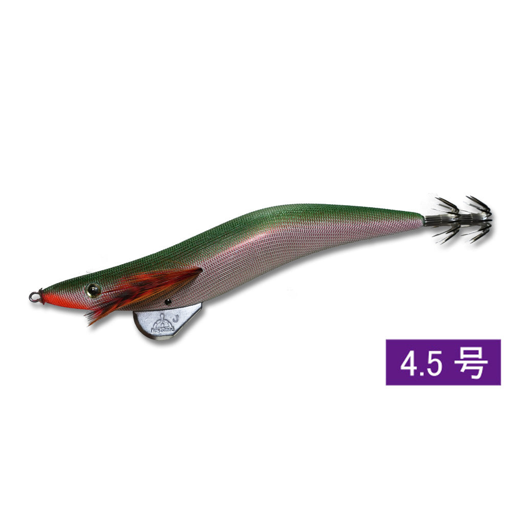 エギ大分プラプラ 4.5号(31g) レッドベースグリーン