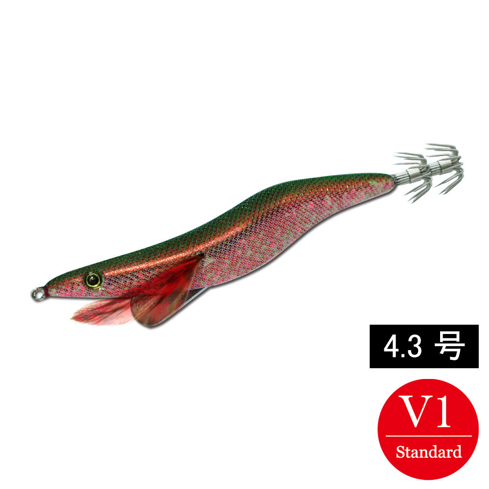 エギシャープα 4.3号V1(24g) ギャラクシーグローグリーン