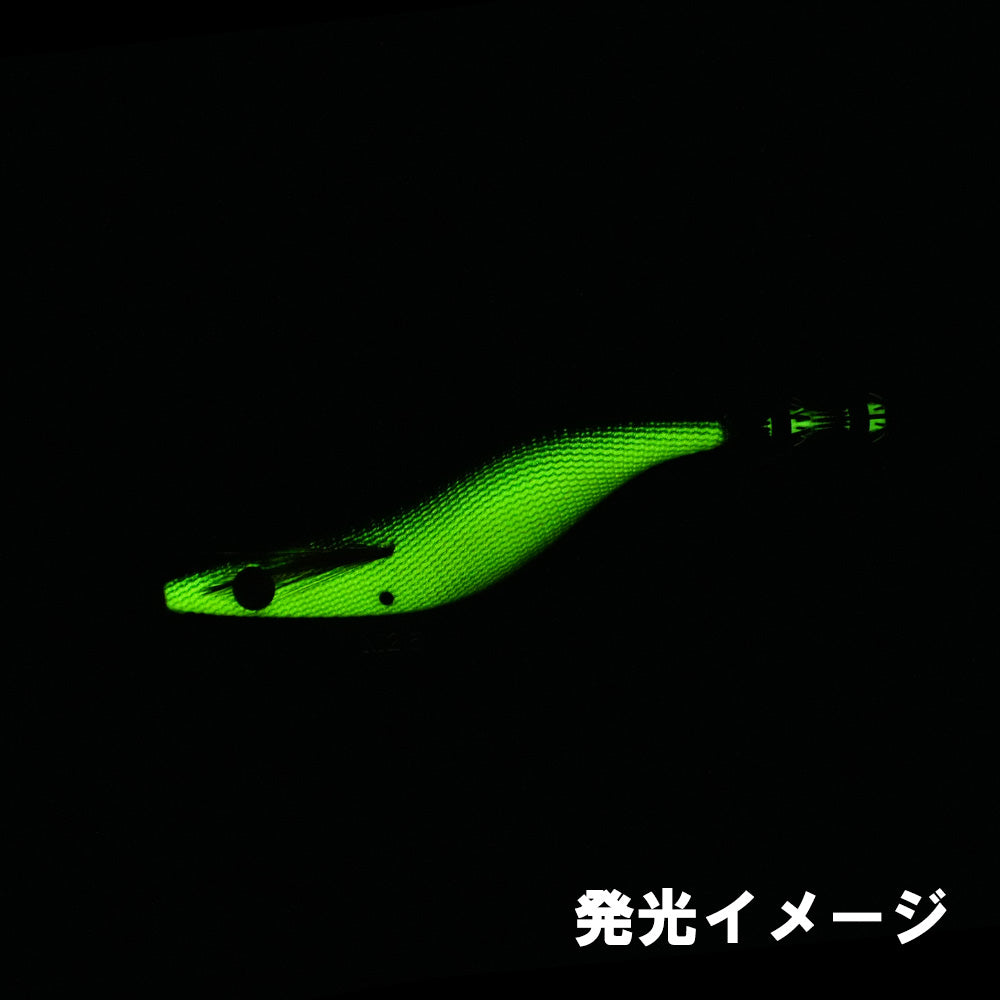 モンローエギ 2.5号 夜焚き/まったりチューン イエローグローグリーン