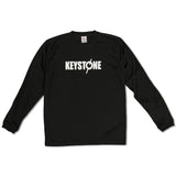 KEYSTONE ロゴ ドライシルキータッチロングスリーブTシャツ