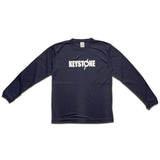 KEYSTONE ロゴ ドライシルキータッチロングスリーブTシャツ