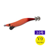 【邪道エギ】早福型 邪道編 3.0号V0(11g) オレンジグローレッド