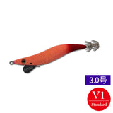 【邪道エギ】早福型 邪道編 3.0号V1(12g) オレンジグローレッド