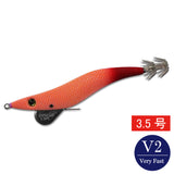 【邪道エギ】早福型 邪道編 3.5号V2(19g) オレンジグローレッド
