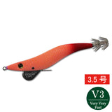 【邪道エギ】早福型 邪道編 3.5号V3(27g) オレンジグローレッド