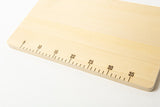 fuchibite 青森ヒバ スケール付き まな板 まな板【43×24×2cm】