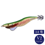 エギシャープ 3.8号V2(24g) ゴールドアジベースグリーン