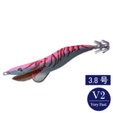 エギシャープ 3.8号V2(24g) パープルピンクグロー赤侍レッド