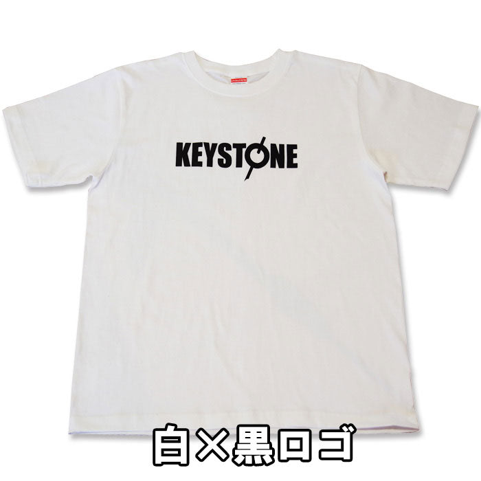 ロゴ Tシャツ ホワイト×ブラックロゴ