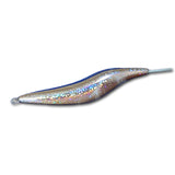 【ハンドメイドパーツ】硬質発泡ウレタン エギボディ ドットホロシルバー下地 3.5号 V1(スタンダード)