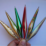 【ハンドメイドパーツ】硬質発泡ウレタン エギボディ ドットホロシルバー下地 3.5号 V1(スタンダード)