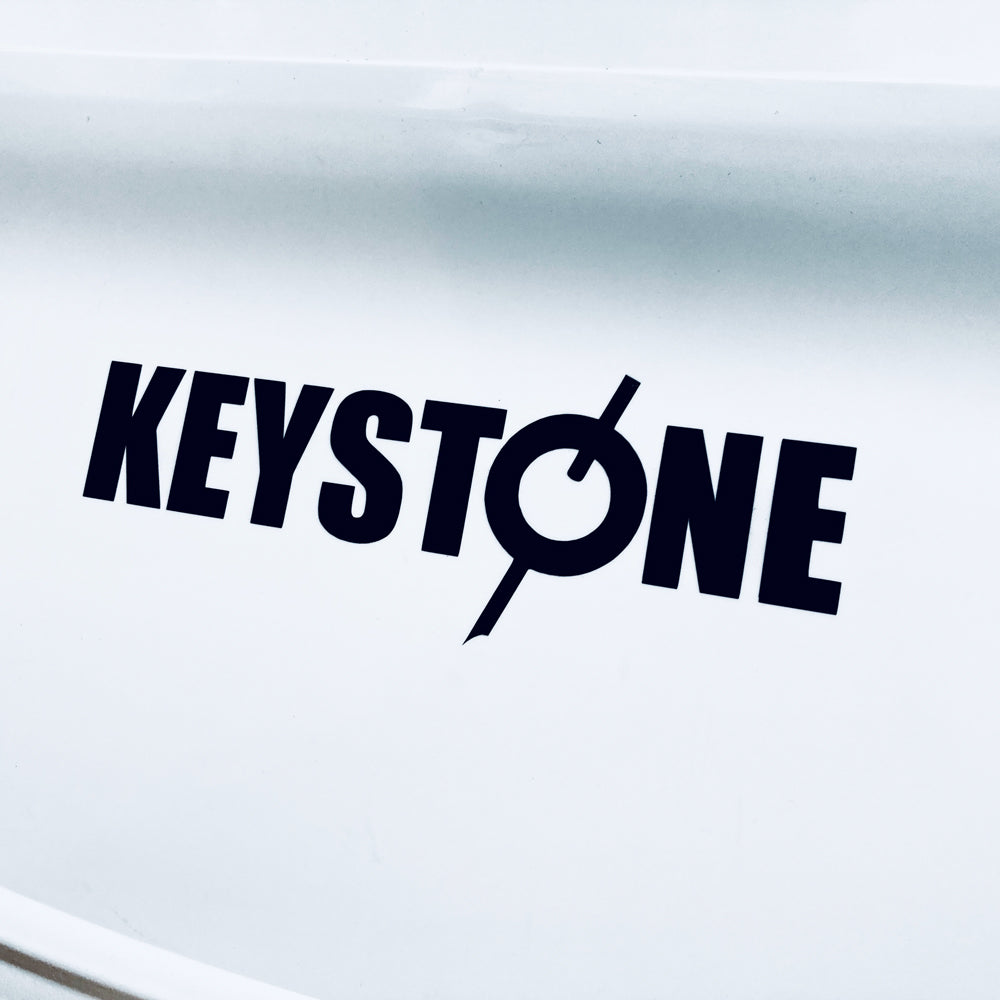 キーストン KEYSTONE ロゴカッティングステッカー Mサイズ ブラック