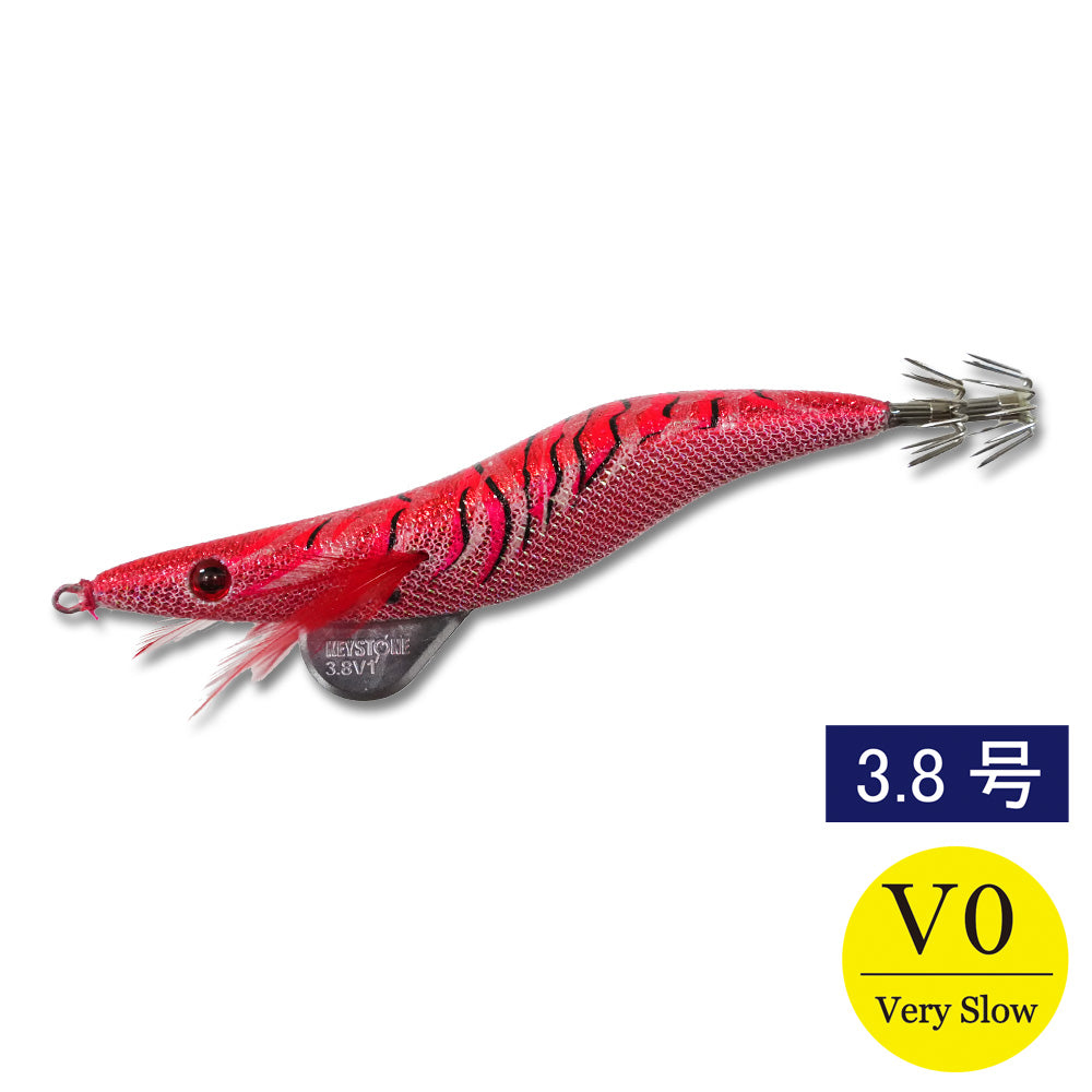 エギシャープ　3.8号V0（17g）　赤侍レッドキング