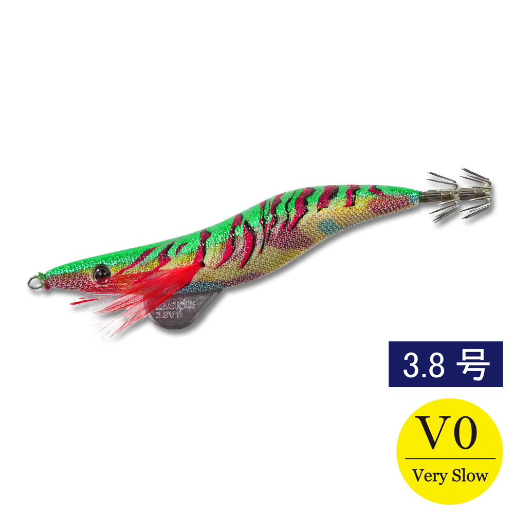 エギシャープ　3.8号V0（17g）　赤侍グリーンキング