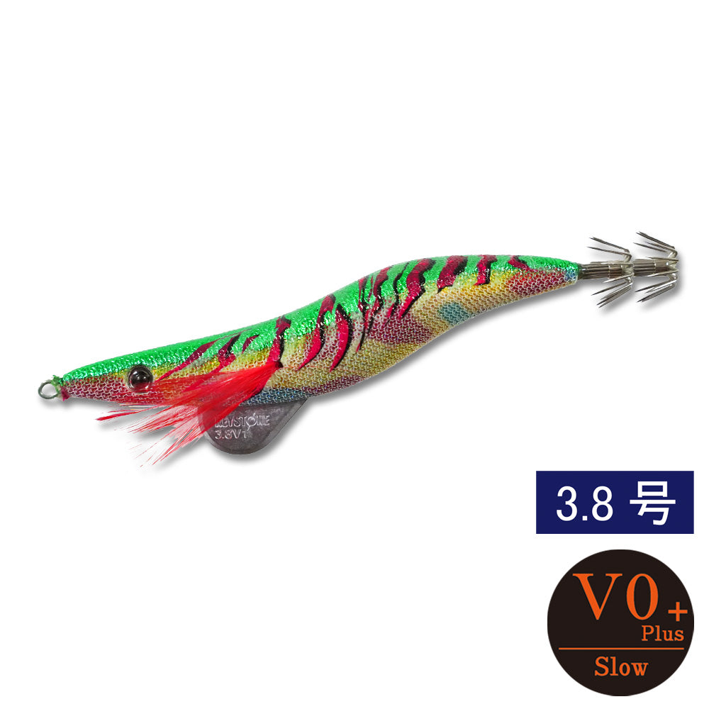 エギシャープ　3.8号V0＋（18g）　赤侍グリーンキング