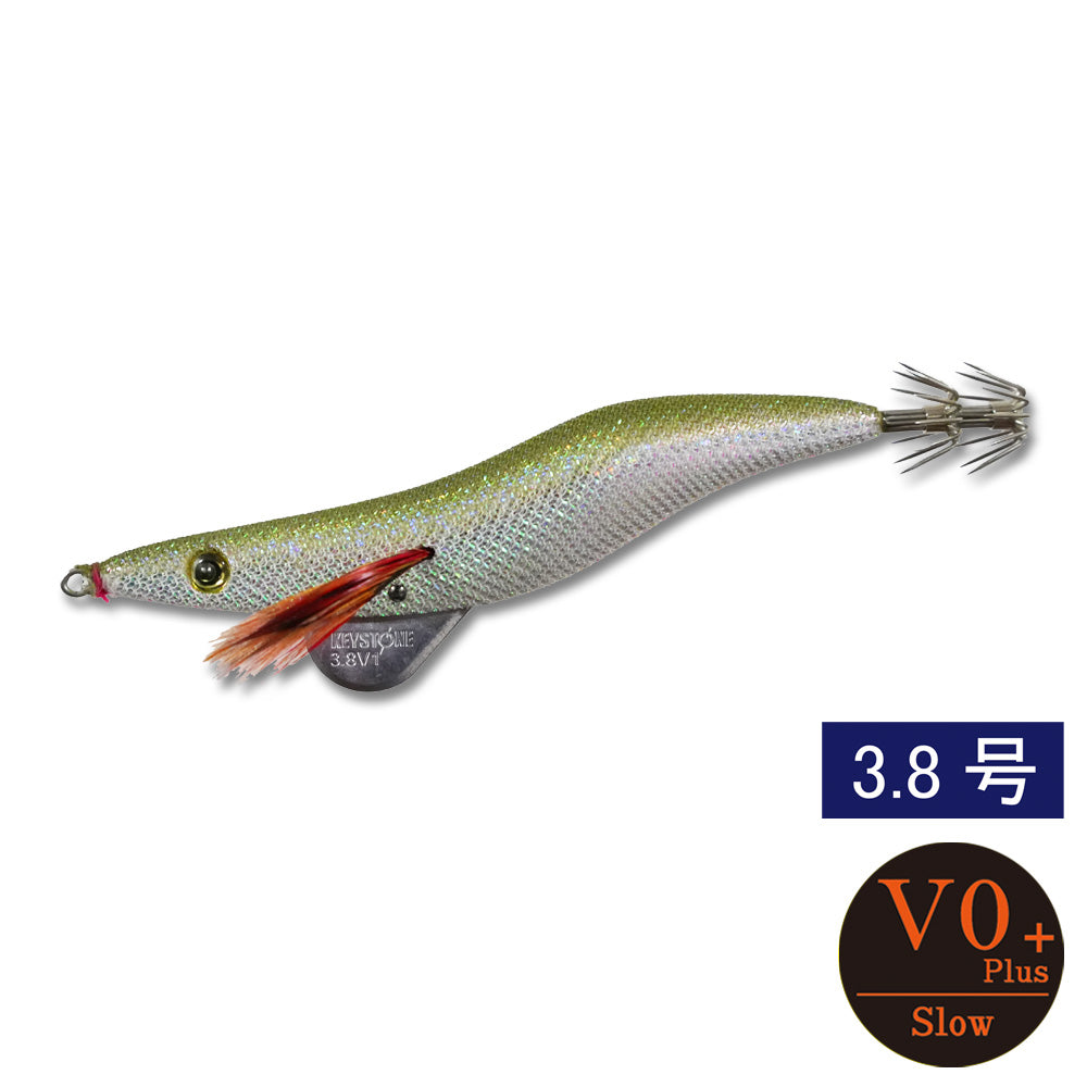 エギシャープ　3.8号V0＋（18g）　リアルベイトオリーブ