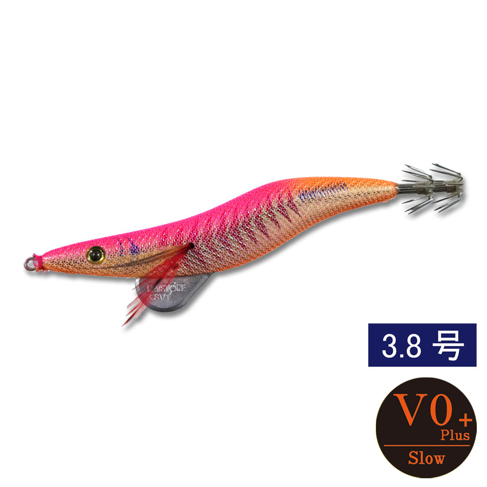 エギシャープ　3.8号V0＋（18g）　ゴールドアジベースピンク