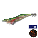 エギシャープ　3.8号V0＋（18g）　ゴールドアジベースグリーン