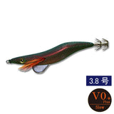 エギシャープ　3.8号V0＋（18g）　レッドグリーンベースグリーン