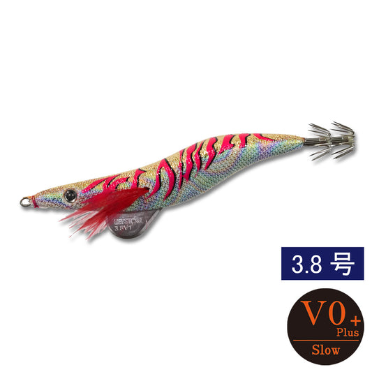 エギシャープ　3.8号V0＋（18g）　赤侍ゴールドキング