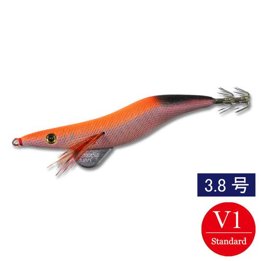 エギシャープ　3.8号V1（19g）　BGオジサンオレンジ