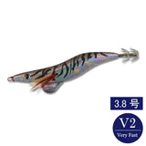 エギシャープ　3.8号V2（24g）　赤侍ブラウンタイガー
