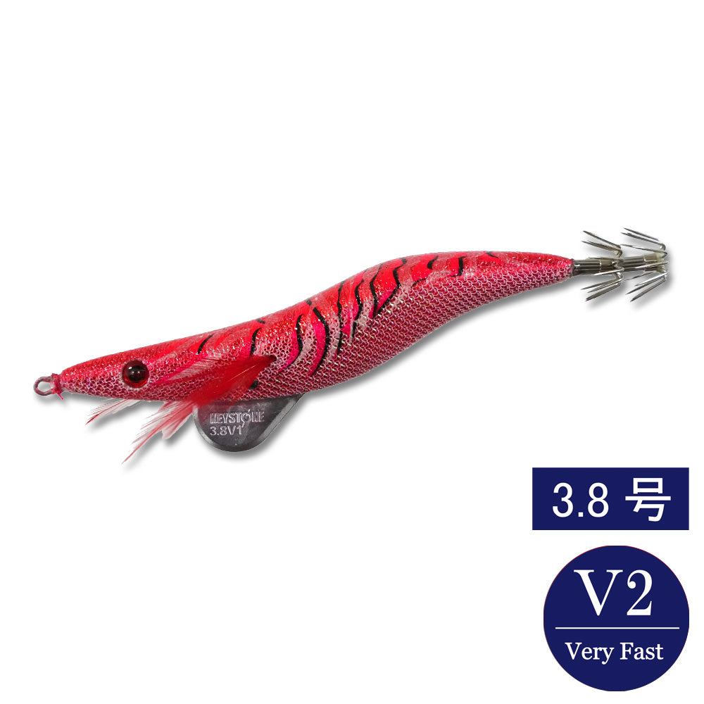 エギシャープ　3.8号V2（24g）　赤侍レッドキング
