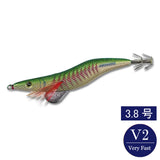 エギシャープ　3.8号V2（24g）　ゴールドアジベースグリーン