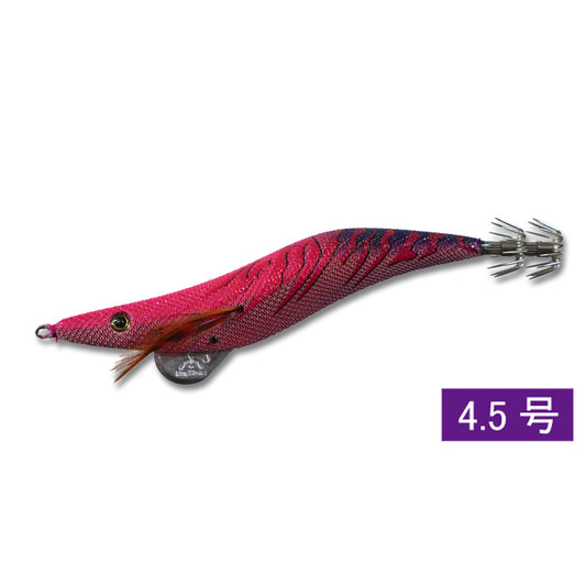エギ大分プラプラ　4.5号(31g)　メタリカルレッドベースピンク