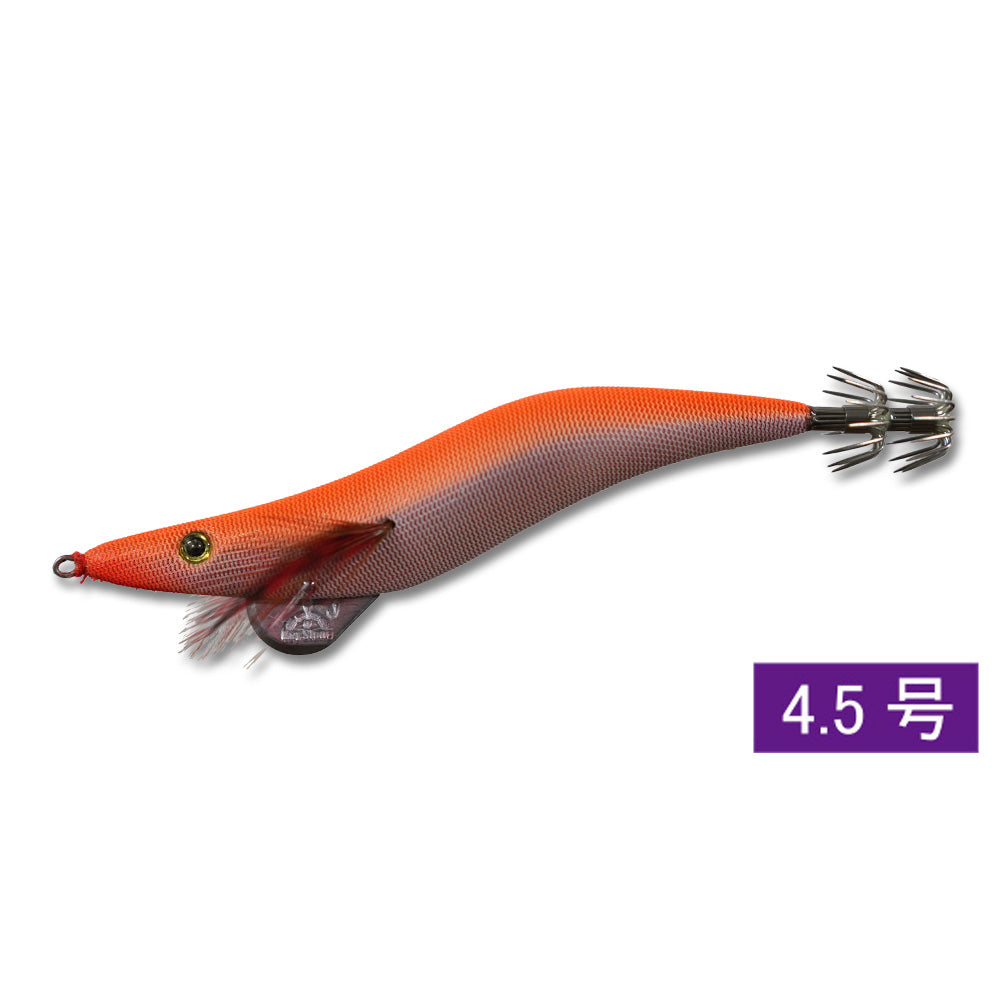 エギ大分プラプラ　4.5号(31g)　レッドベースオレンジ