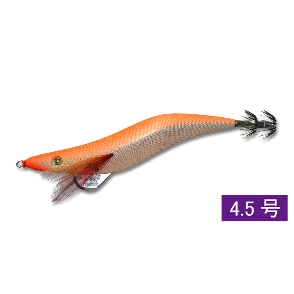 エギ大分プラプラ　4.5号(31g)　ゴールドベースオレンジ
