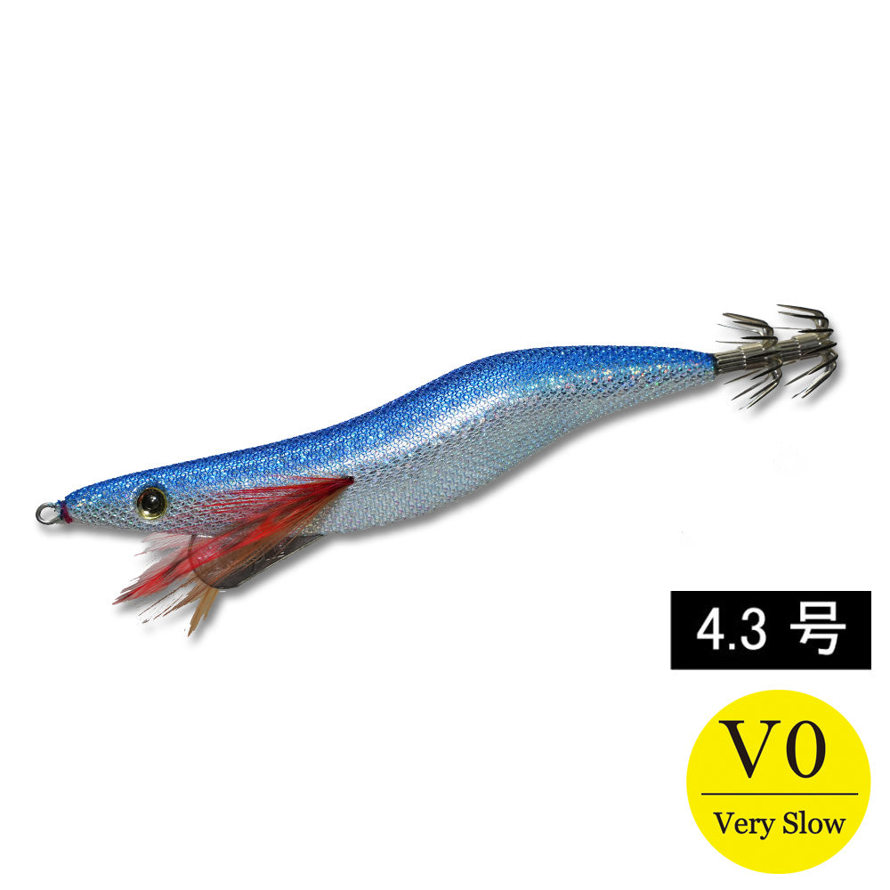 エギシャープα　4.3号V0　(22g)　リアルベイトブルー