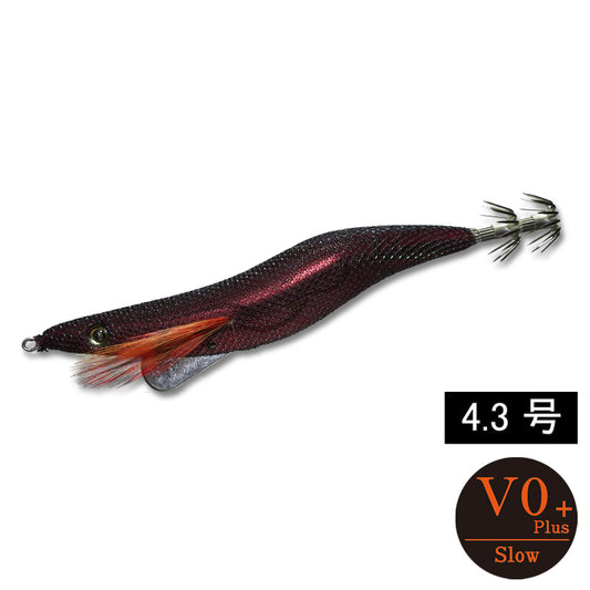 エギシャープα　4.3号V0＋(23g)　レッドブラックベースパープル