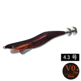 エギシャープα　4.3号V0＋(23g)　レッドブラックベースパープル