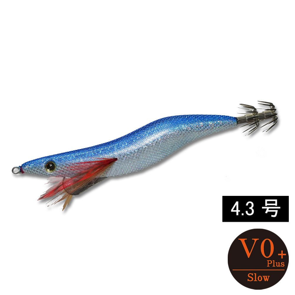 エギシャープα　4.3号V0+　(23g)　リアルベイトブルー