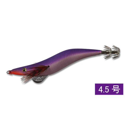 エギ大分プラプラ　4.5号(31g)　レッドベースパープル５E