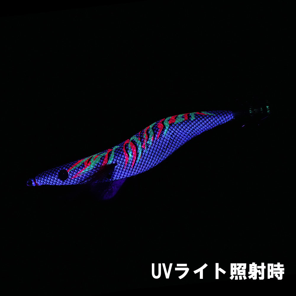 エギシャープα　4.3号V0+　(23g)　赤侍グリーンキング