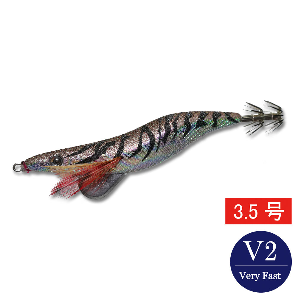 エギシャープ　3.5号V2（20g）　赤侍ブラウンタイガー