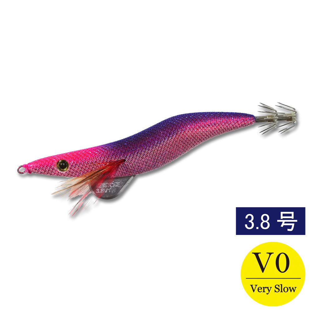 エギシャープ　3.8号V0（17g）　ギャラクシーグローパープル