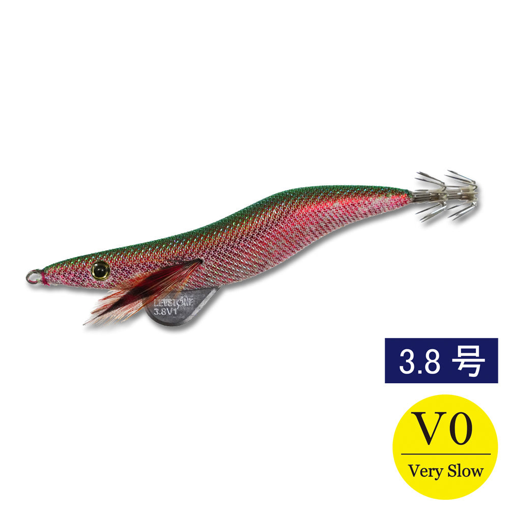 エギシャープ　3.8号V0（17g）　ギャラクシーグローグリーン