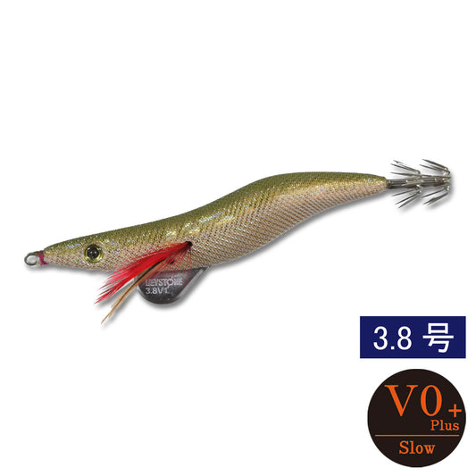 エギシャープ　3.8号V0＋（18g）　ギャラクシーグローオリーブ
