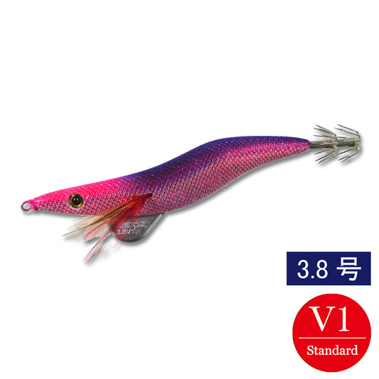 エギシャープ　3.8号V1（19g）　ギャラクシーグローパープル