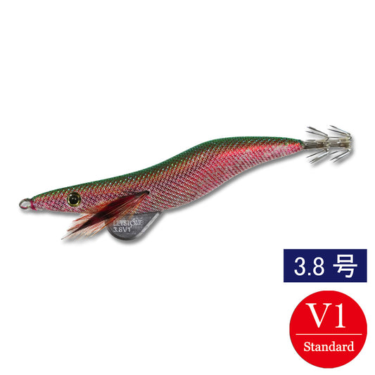 エギシャープ　3.8号V1（19g）　ギャラクシーグローグリーン