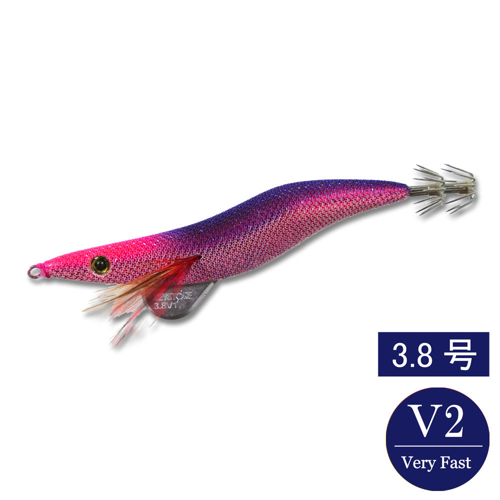 エギシャープ　3.8号V2（24g）　ギャラクシーグローパープル