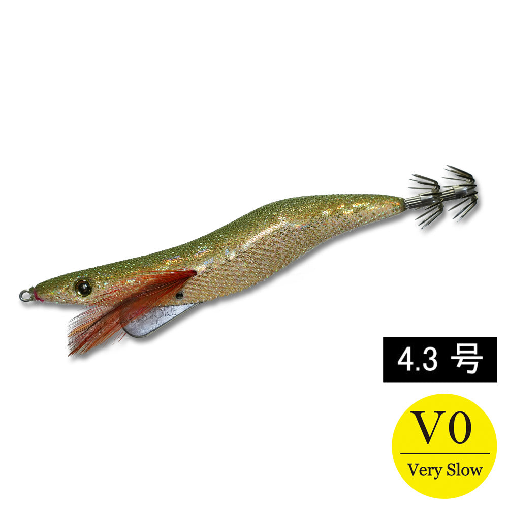 エギシャープα　4.3号V0　(22g)　ギャラクシーグローオリーブ