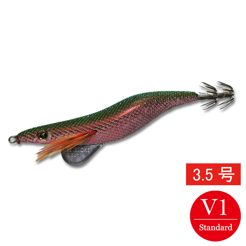 エギシャープ　3.5号V１（17g）　ギャラクシーグローグリーン