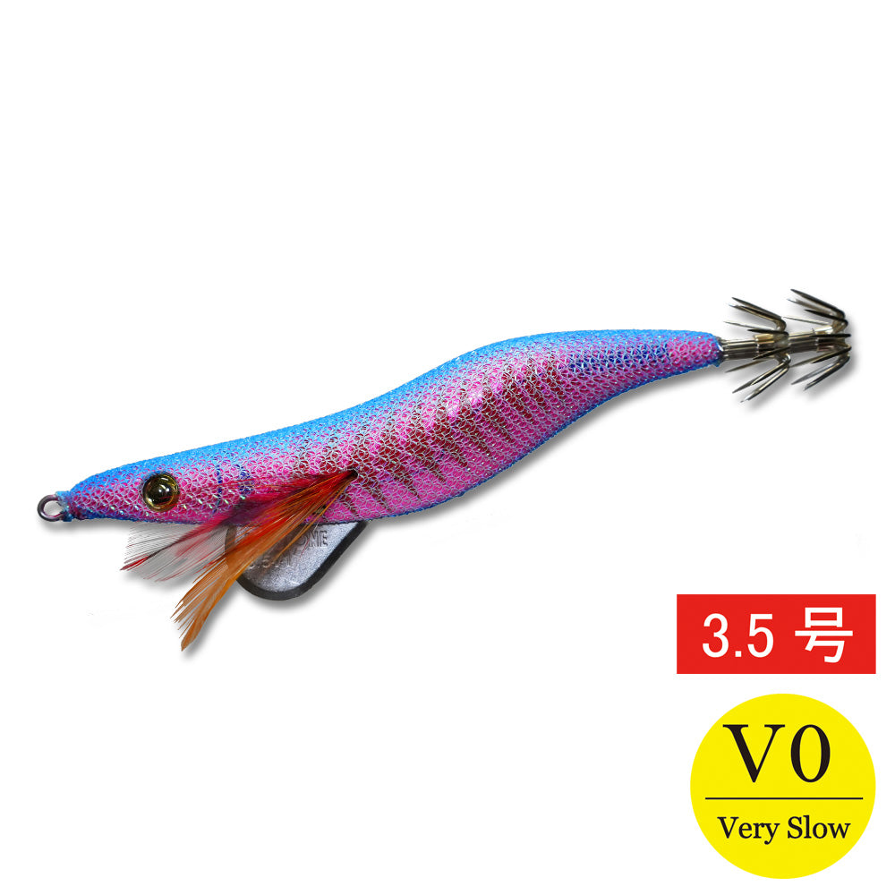 エギシャープ　3.5号V0（15g）　ピンクアジベーススカイブルー