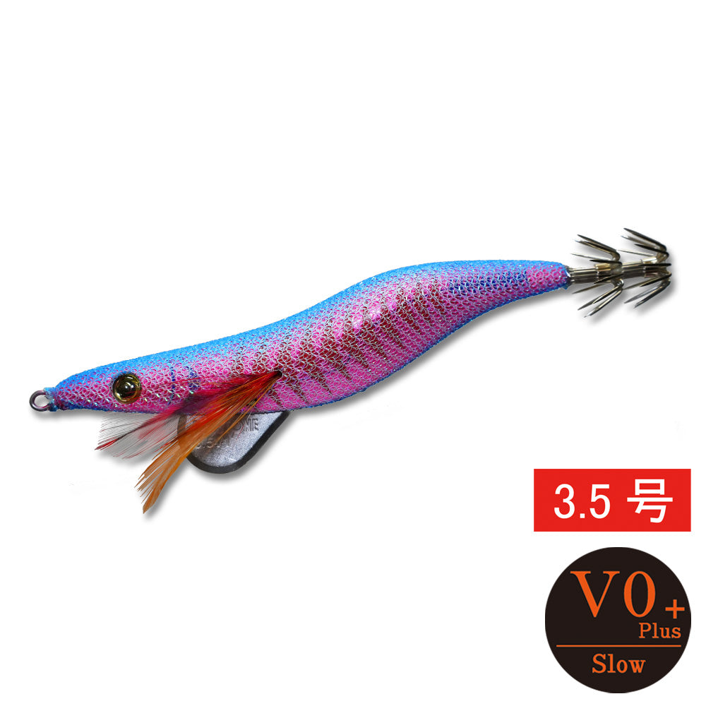 エギシャープ　3.5号V0＋（16g）　ピンクアジベーススカイブルー
