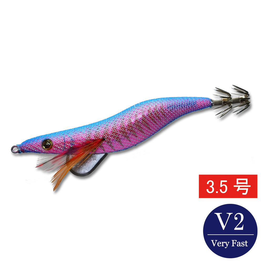 エギシャープ　3.5号V2（20g）　ピンクアジベーススカイブルー